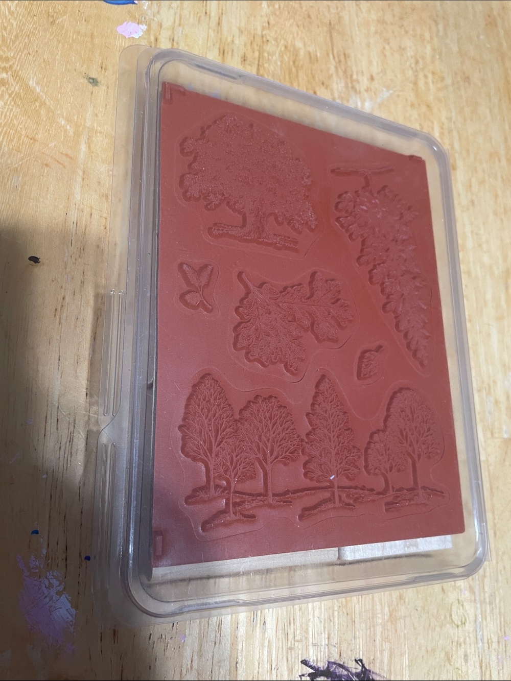 Stampin' Up! Lovely As a Tree Rubber Stamp Set - Black - Picture 2 of 2